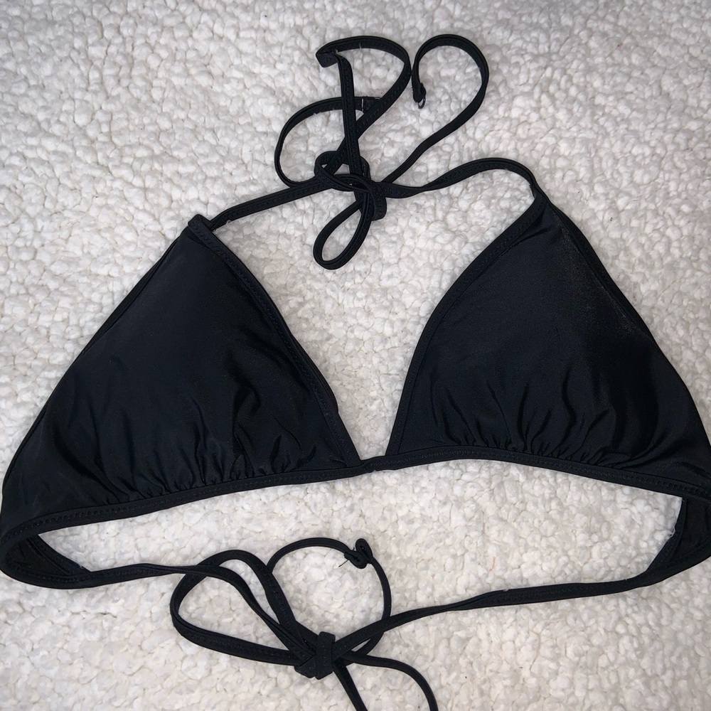 black bikini triangle top!